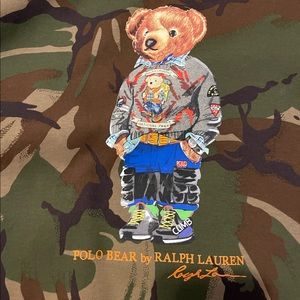 XLT AUTHENTIC MENS POLO BEAR CAMO SWEATER